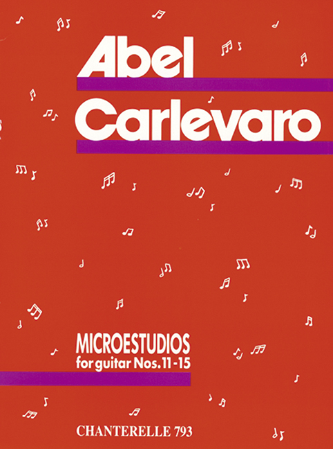 Microestudios vol.3 (Nr.11-15)&nbsp;&nbsp;for guitar&nbsp;&nbsp;