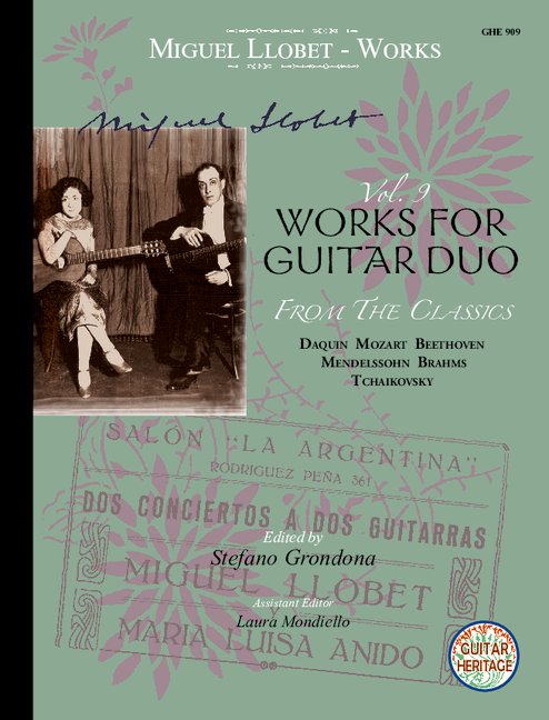 Guitar Works vol.9 - Transcriptions vol.1  for 2 guitars  score