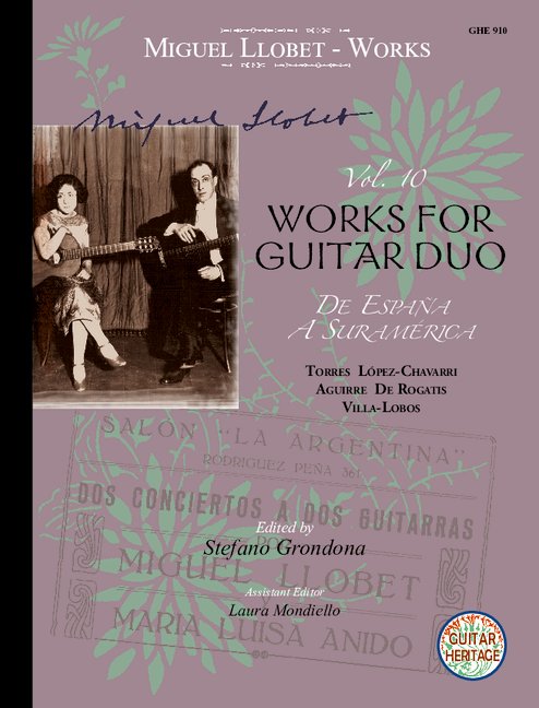 Guitar Works vol.10 - Transcriptions vol.2  for 2 guitars  score