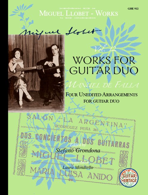 Guitar Works vol.12 - Transcriptions vol.4  for 2 guitars  score