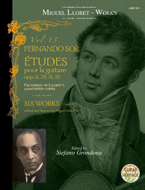 Guitar Works vol.13 - Fernando Sor Etudes  and  6 Works  for guitar  