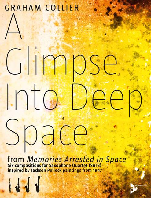 Collier, Graham James, A Glimpse Into Deep Space  für 4 Saxophone (SATBar)  Partitur und Stimmen