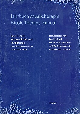 Jahrbuch Musiktherapie Band 3 (2007)  Kultursensibilität und Musiktherapie (dt/en)  