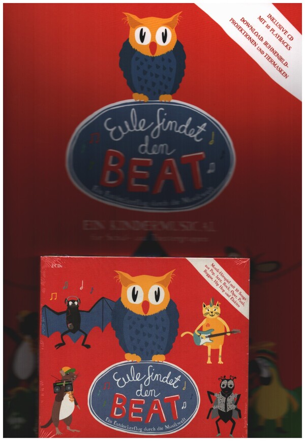 Eule findet den Beat Band 1 (+Playback-CD +mp3-CD +Hörspiel-CD)  für Darsteller, Sprecher, Sänger und Tänzer  Komplettpaket (Konzeptbuch und Klavierauszug)