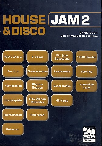 Jam Band 2 (+CD) House und Disco  für variable Besetzung  