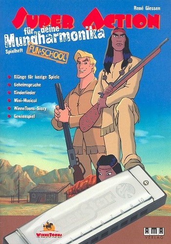 Super Action für deine  Mundharmonika Spielheft  