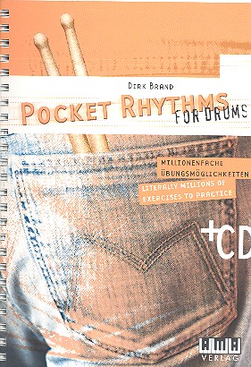 Pocket Rhythms for Drums (+CD)  Millionenfache Übungsmöglichkeiten  