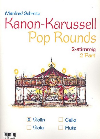Kanon-Karussell Pop Rounds  für 2 Violinen  