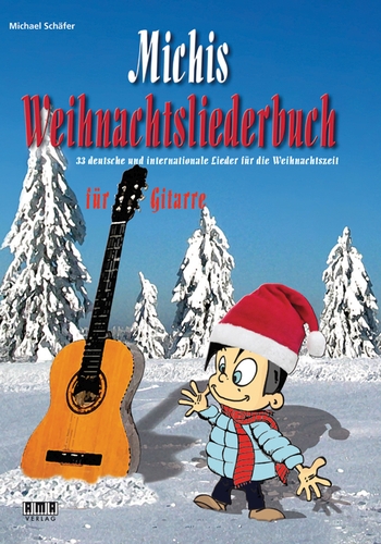 Michis Weihnachtsliederbuch  für 1-2 Gitarren (mit Texten und Akkorden) (Begleitung ad lib)  Spielpartitur