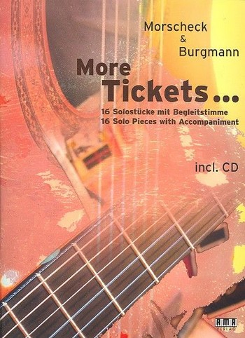 More Tickets (+CD)  16 Solostücke für Gitarre mit  Begleitstimme (Gitarre, Noten und Tab)