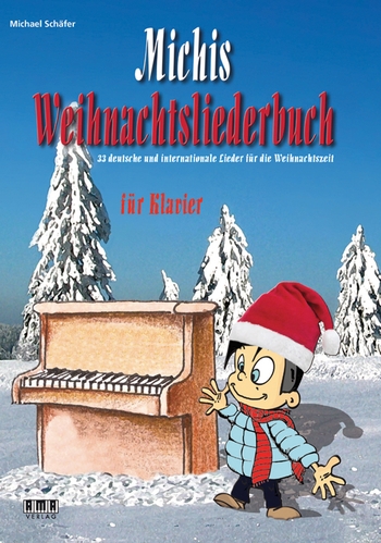 Michis Weihnachtsliederbuch  für Klavier zu 2-4 Händen (mit Texten und Akkorden) (Gitarre ad lib)  Spielpartitur