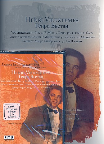 Konzert d-Moll Nr.4 op.31,1 Satz 1 und 2  (+DVD) für Violine und Klavier  