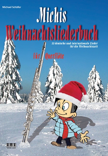Michis Weihnachtsliederbuch  für 1-2 Flöten (mit Text und Akkorden) (Klavier/Gitarre ad lib)  Spielpartitur
