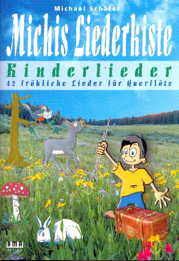 Michis Liederkiste - Kinderlieder:  für 1-2 Flöten (mit Texten und Akkorden) (Begleitung ad lib)  Spielpartitur