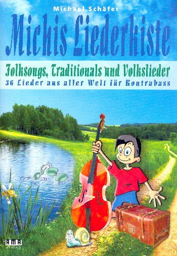 Michis Liederkiste - Folksongs, Traditionals und Volkslieder:  für 1-2 Kontrabässe (mit Texten und Akkorden) (Begleitung ad lib)  Spielpartitur