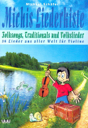 Michis Liederkiste - Folksongs, Traditionals und Volkslieder:  für 1-2 Violinen (mit Texten und Akkorden) (Begleitung ad lib)  Spielpartitur