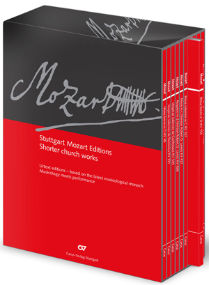 Kleinere Kirchenwerke&nbsp;&nbsp;für Soli, gem Chor und Orchester&nbsp;&nbsp;9 Studienpartituren im Schuber