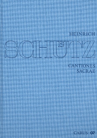 Sämtliche Werke Band 5&nbsp;&nbsp;Cantiones sacrae op.4&nbsp;&nbsp;Partitur,  gebunden