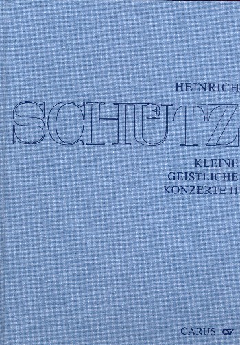 Sämtliche Werke Band 10&nbsp;&nbsp;Kleine geistliche Konzerte Band 2 op.9 (1639)&nbsp;&nbsp;Partitur,  gebunden