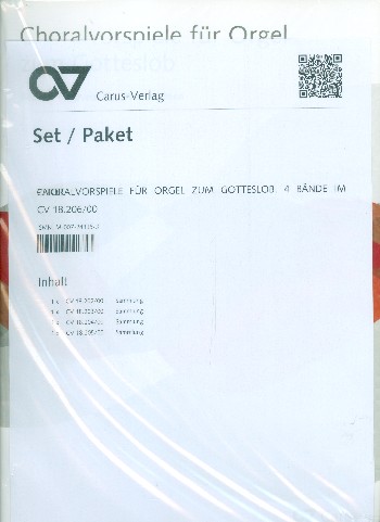 Choralvorspiele zum Gotteslob Band 1-4&nbsp;&nbsp;für Orgel&nbsp;&nbsp;