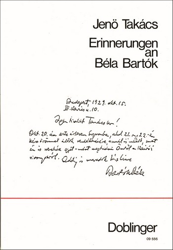 Erinnerungen an Bela Bartok    