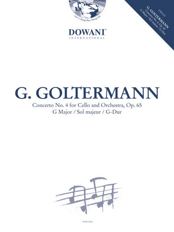 Concerto G-Dur Nr.4 op.65  für Violoncello und Orchester  (+CD) für Violoncello und Klavier