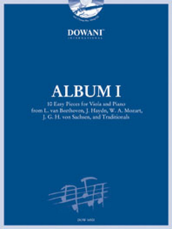 Album vol.1 (+CD) 10 easy pieces  for viola and piano  
