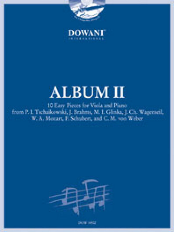 Album vol.2 (+CD) 10 easy pieces  for viola and piano  