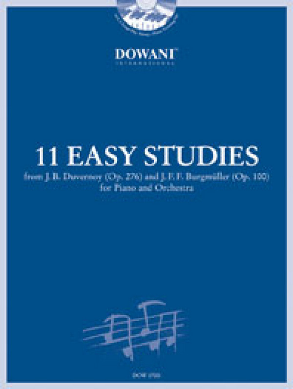 11 easy Studies (+2 CD's) for  piano and orchestra  for 2 pianos