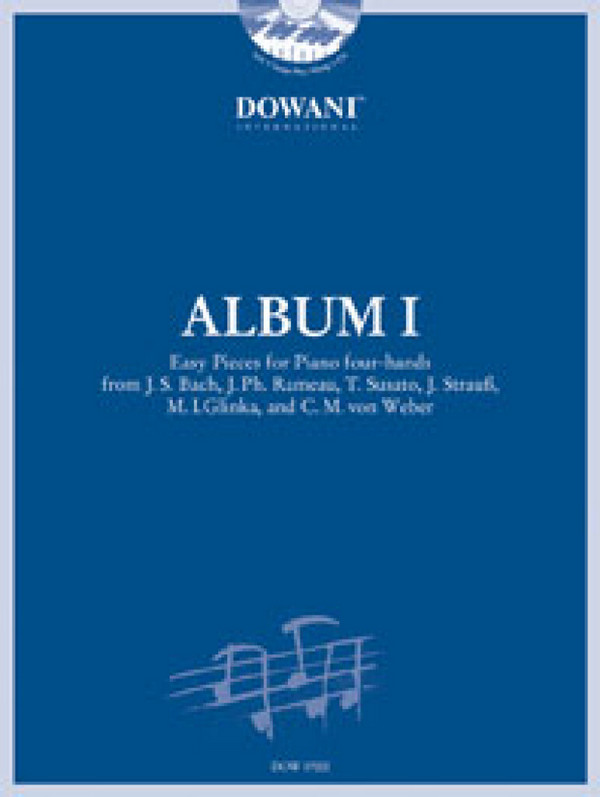 Album vol.1 (+2 CD's) easy pieces  for piano 4 hands  