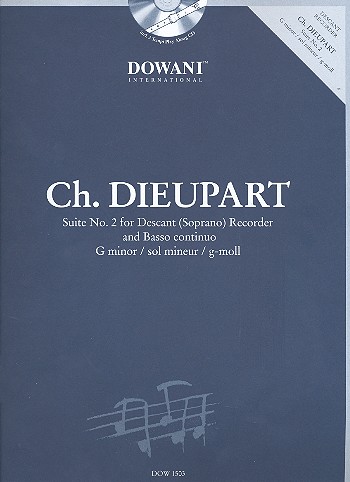 Suite g-Moll Nr.2 (+CD) für  Sopranblockflöte und Klavier  