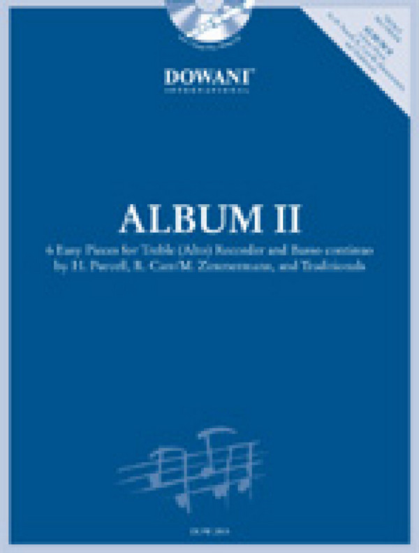 Album Band 2 (+CD) für Altblockflöte und Bc    