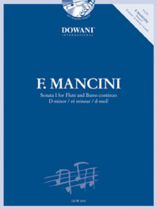 Sonate d-Moll Nr.1 (+CD)  für Flöte und Bc  