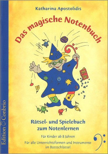 Das magische Notenbuch Bassschlüssel  Rätsel- und Spielebuch zum Notenlernen  
