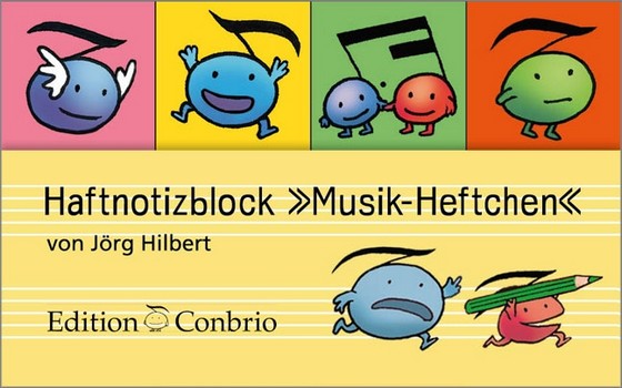 Jörg Hilbert - Haftnotizblock Musik-Heftchen