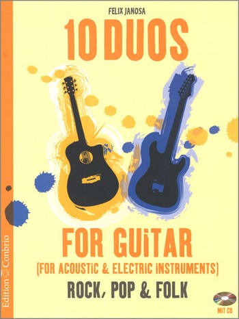 10 Duos (+CD) für 2 Gitarren/Tabulatur  Spielpartitur  