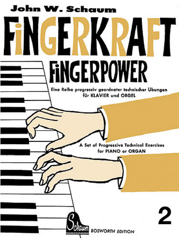 Fingerkraft Band 2  Progressiv geordnete technische Übungen  für Klavier/Orgel  