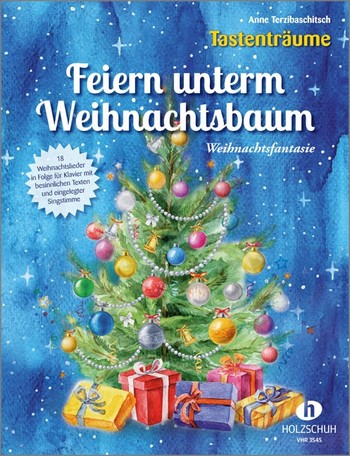 Feiern unterm Weihnachtsbaum  für Klavier (mit Text) (Gesang ad lib)  Partitur und Singstimme,  Neuausgabe 2019