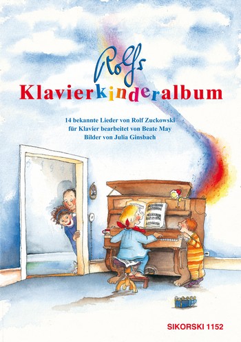 Rolfs Klavierkinderalbum  14 bekannte Lieder für Klavier  