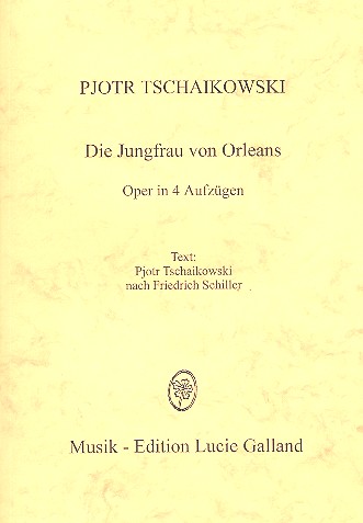 Die Jungfrau von Orléans  Klavierauszug (russ/dt)  