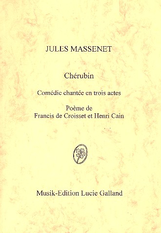 Chérubin Klavierauszug (fr)    