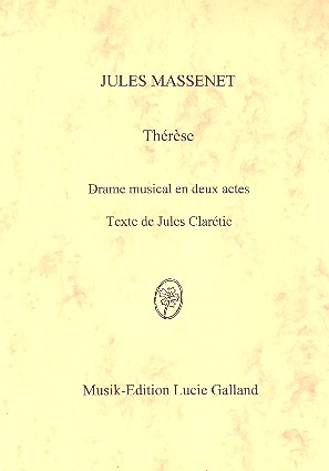 Thérèse    Klavierauszug (fr)