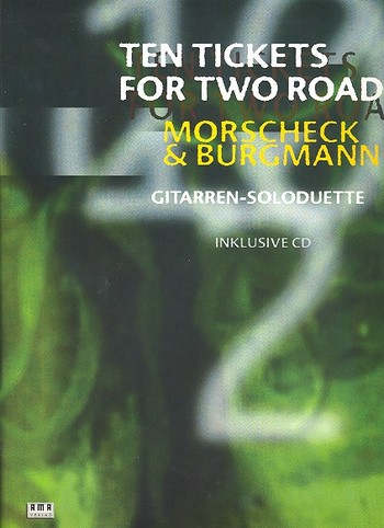 Ten Tickets for two Roads (+CD)  Gitarren-Soloduette  Noten und Tabulauren