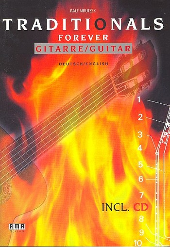 Traditionals forever (+CD) für  Gítarre (dt/en)  Noten und Tabulatur