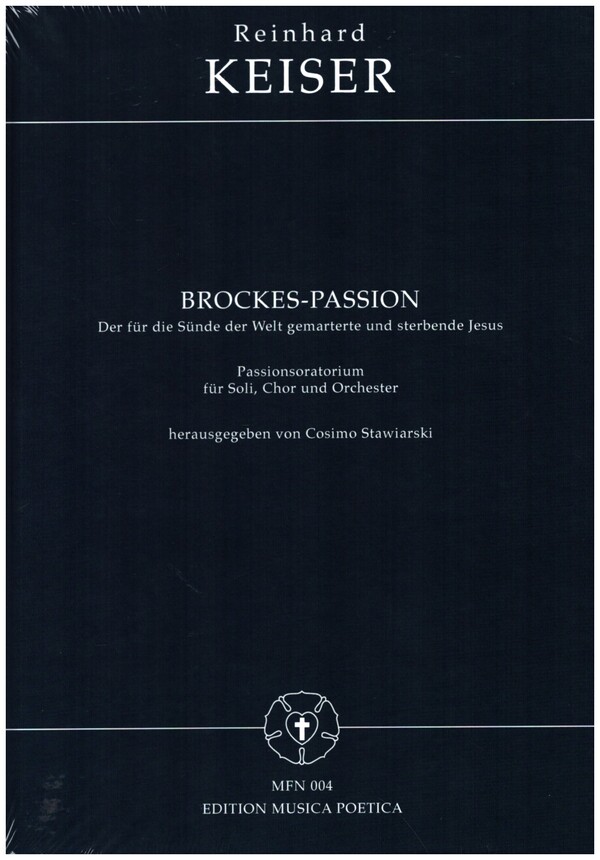 Brockes-Passion (Kopenhagener Fassung)  für Soli, gem Chor und Orchester  Partitur,  gebunden