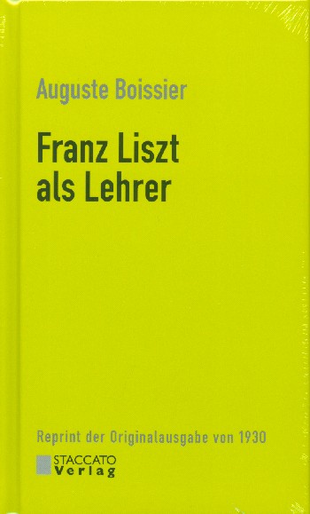 Franz Liszt als Lehrer    Reprint