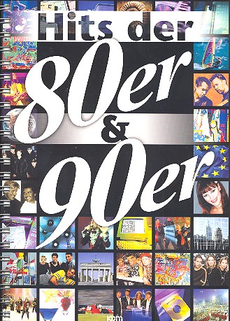 Hits der 80er und 90er   Melodieausgabe mit Texten und Akkorden  DIN A4
