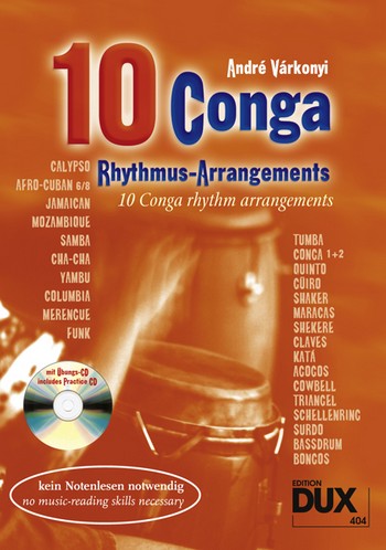 10 Conga Basis-Rhythmen (+CD)&nbsp;&nbsp;&nbsp;&nbsp;