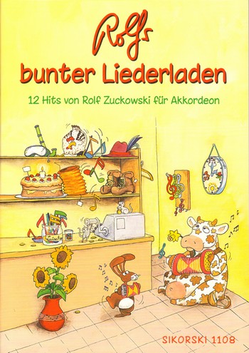 Rolfs bunter Liederladen 12 Hits  von Rolf Zuckowski für Akkordeon  