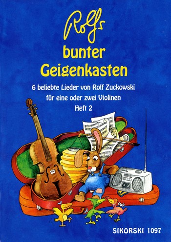 Rolfs bunter Geigenkasten Band 2  für 1-2 Violinen  